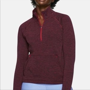 ISO outdoor voices 1/2 zip fleece WITH kangaroo pocket